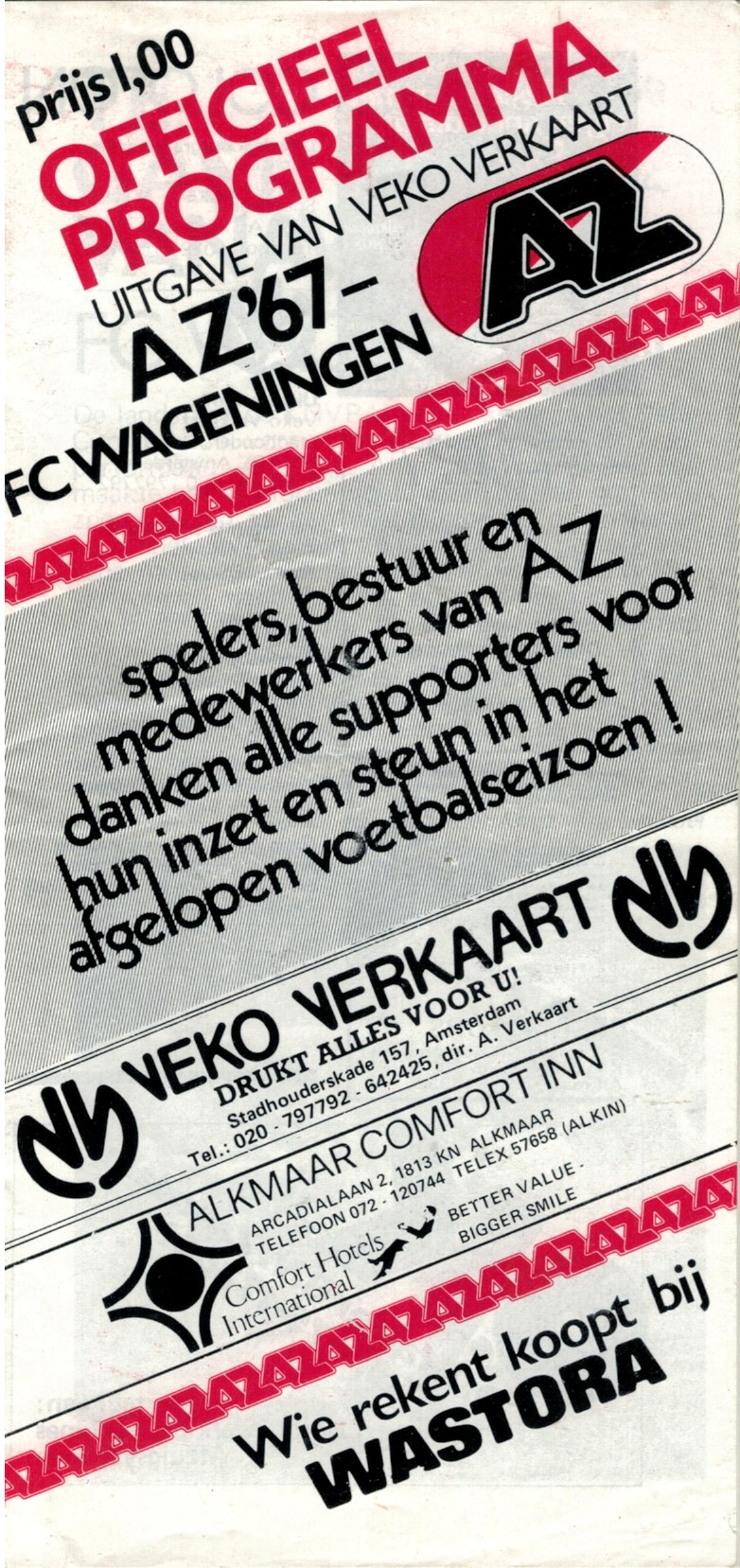 AZ Programma 6-jun-1981 Wageningen thuis